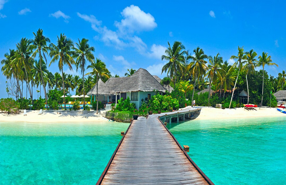 domek na Malediwach