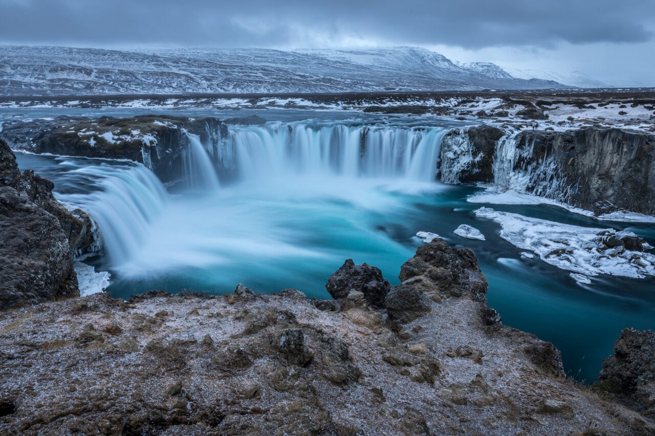Wodospad na Islandii