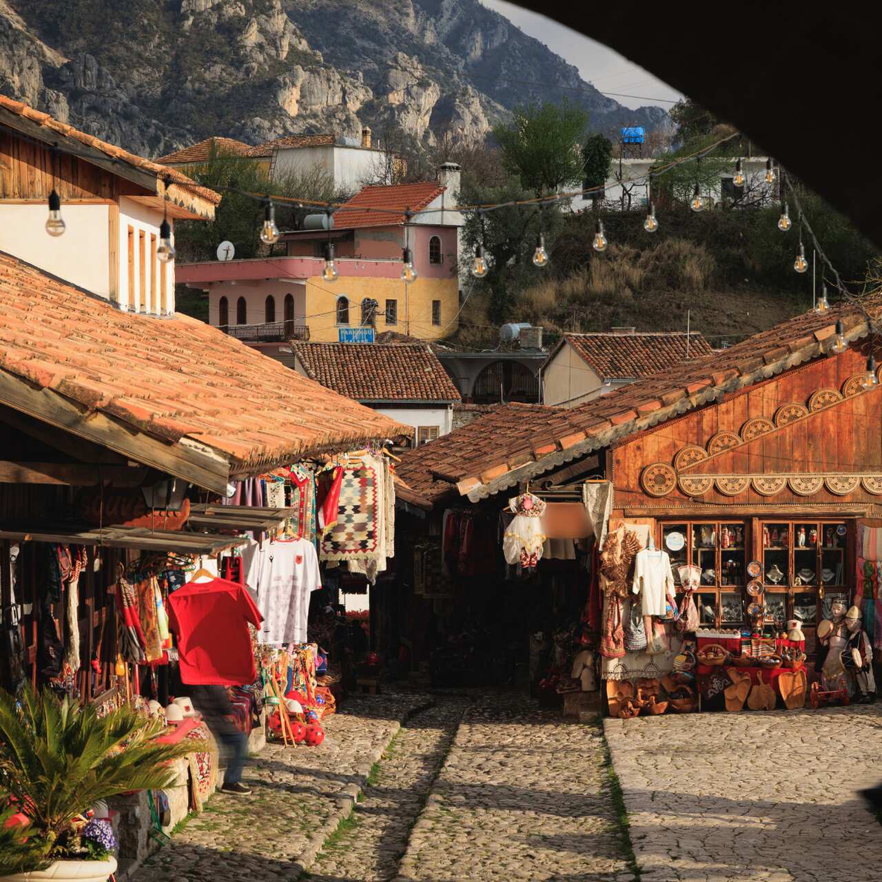 Bazar w Kruji, Albania