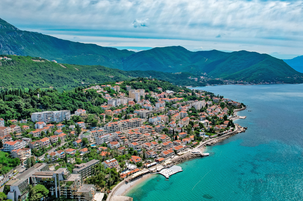 Wybrzeże w Czarnogórze