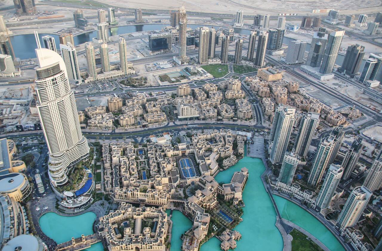 Widok z Burj Khalifa, Dubaj